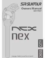 Предварительный просмотр 1 страницы SR Suntour Cross city SP8 NCX Owner'S Manual