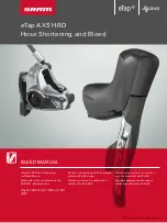 Предварительный просмотр 1 страницы SRAM eTap AXS HRD Bleed Manual