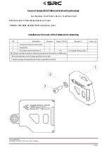 SRC H-AFT18-15-01-SL Mounting Instructions preview