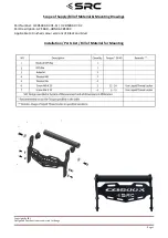 Preview for 1 page of SRC H-CB500X-07-01-SL Mounting Instructions