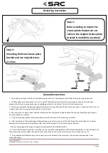 Preview for 2 page of SRC H-CRF300L-32-01 Installation