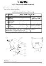 SRC H-X-ADV-07-01-AL Installation Manual preview