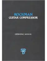 Предварительный просмотр 1 страницы SRD Rockman Operating Manual