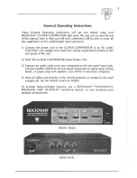 Предварительный просмотр 4 страницы SRD Rockman Operating Manual