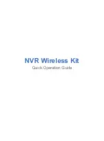 Sricam NVR Wireless Kit Quick Operation Manual preview