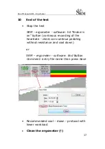 Предварительный просмотр 17 страницы SRM High Performance Ergometer Short Manual