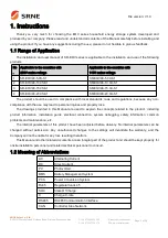 Preview for 2 page of Srne SR-EOV48 Series User Manual