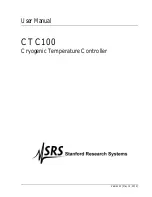 SRS Labs CTC100 User Manual предпросмотр