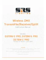 Предварительный просмотр 1 страницы SRS Labs DST8W-3 PRO Instruction Manual