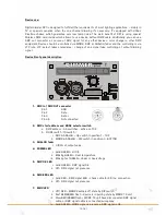 Предварительный просмотр 3 страницы SRS Lighting DP1 Instruction Manual