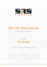 SRS Lighting DTL16-DIN Instruction Manual preview