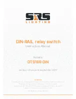 SRS Lighting DTS16R-DIN Instruction Manual preview