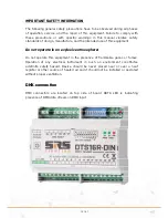 Preview for 2 page of SRS Lighting DTS16R-DIN Instruction Manual