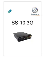 SS Telecoms SS-10 3G Installation Manual предпросмотр