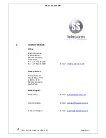 Предварительный просмотр 9 страницы SS Telecoms SS-10 3G Installation Manual