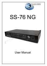 SS Telecoms SS-76 NG User Manual preview