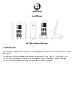 Preview for 1 page of SS Telecoms SS-T98 User Manual