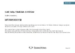 SSANGYONG MTXW100X150 User Manual preview