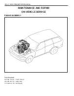 Preview for 271 page of SSANGYONG Musso Sports N100 2003 Manual