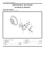 Preview for 1054 page of SSANGYONG Musso Sports N100 2003 Manual