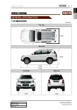 Preview for 3 page of SSANGYONG Rexton W 2012.06 Manual