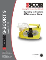 SSCOR 2109 Operating Instructions & Maintenance Manual preview