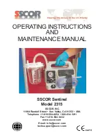 Предварительный просмотр 1 страницы SSCOR 2315 Operating Instructions And Maintenance Manual