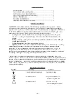 Preview for 3 page of SSCOR 2315 Operating Instructions And Maintenance Manual