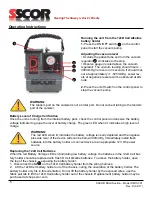 Preview for 5 page of SSCOR DCell Suction Operating Instructions & Maintenance Manual