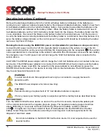 Preview for 6 page of SSCOR DCell Suction Operating Instructions & Maintenance Manual