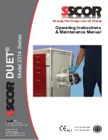 SSCOR DUET 2314 Series Operating Instructions & Maintenance Manual preview