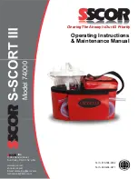 SSCOR S-SCORT III 74000 Operating Instructions & Maintenance Manual preview