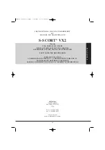 Preview for 15 page of SSCOR S-SCORT VX2 2310 Operating Instructions And Maintenance Manual