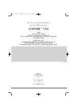 Preview for 27 page of SSCOR S-SCORT VX2 2310 Operating Instructions And Maintenance Manual