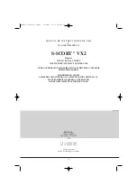 Preview for 39 page of SSCOR S-SCORT VX2 2310 Operating Instructions And Maintenance Manual