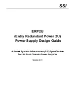 Предварительный просмотр 1 страницы SSI America ERP2U Design Manual