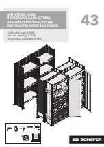 SSI SCHAEFER R 3000 Assembly Instructions Manual preview