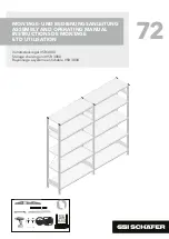 SSI SCHAEFER VSR 3000 Assembly And Operating Manual preview