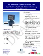 Предварительный просмотр 1 страницы SSI Digital Fluid-Trac DFT-110 Application Note