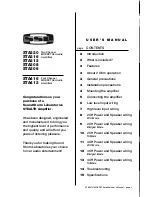 Предварительный просмотр 1 страницы Ssl STA206 User Manual