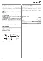 Preview for 13 page of SSP HOLDX RL2 Operating Manual