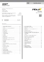 Preview for 23 page of SSP HOLDX RL2 Operating Manual