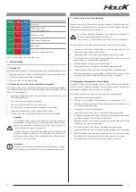 Preview for 37 page of SSP HOLDX RL2 Operating Manual