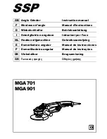 SSP MGA701 Instruction Manual предпросмотр