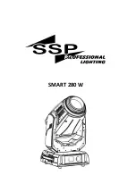 SSP PROFESSIONAL LIGHTING SMART 280 W User Manual preview