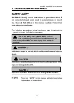 Preview for 10 page of SSR Motorsports BISON 200P Owner'S/Operator'S Manual