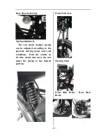 Preview for 15 page of SSR Motorsports SNAKE EYES XF250-GS Owner'S Manual