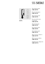 SSS Siedle 210010100-00 Product Information preview