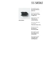 Preview for 1 page of SSS Siedle BTLE 050-04 Product Information