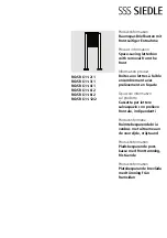 SSS Siedle RG/SR 611-12/2 Series Product Information preview